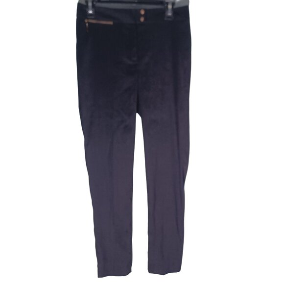 Vintage J.McLaughlin Pants Womens 4 Black 90s Minimalist Capsule Office Siren - Picture 1 of 9